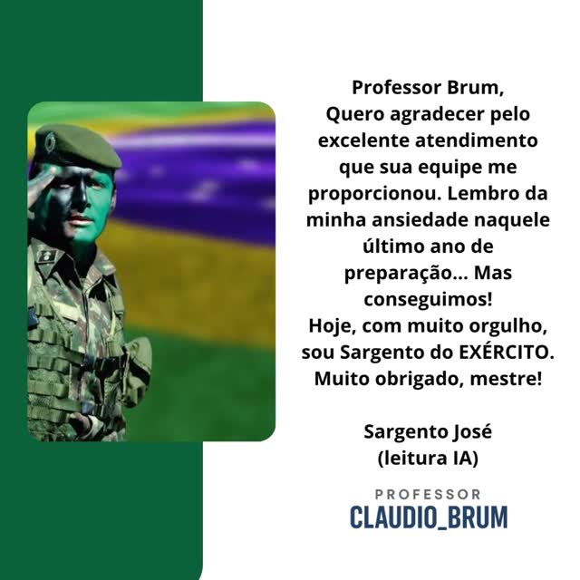 Relato de Aprovação do Aluno