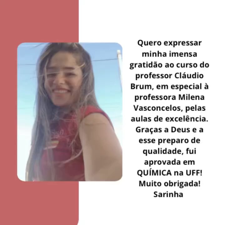 Relato de Aprovação do Aluno